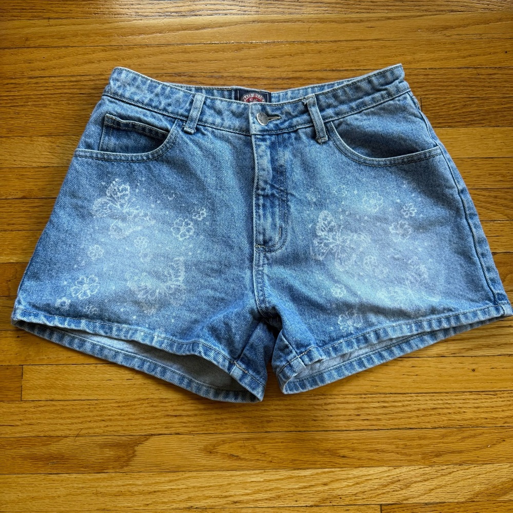 90s Butterfly Jean Shorts